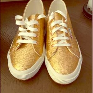 Rose Gold Superga Sneakers